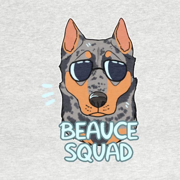 BEAUCERON SQUAD (merle cropped) by mexicanine